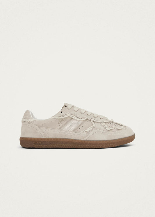 Tb.490 Crochet Cream Leather Sneakers-image